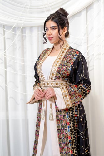 جلابية رمضانية فاخرة مكونة من قطعتين