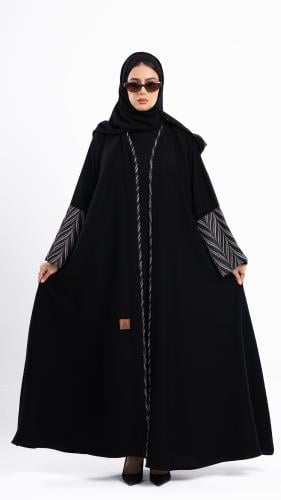 عباية جود جاكار باللون الفضي