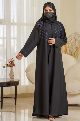 عباية مع تدخيلات قيطان كحلي علي الامام