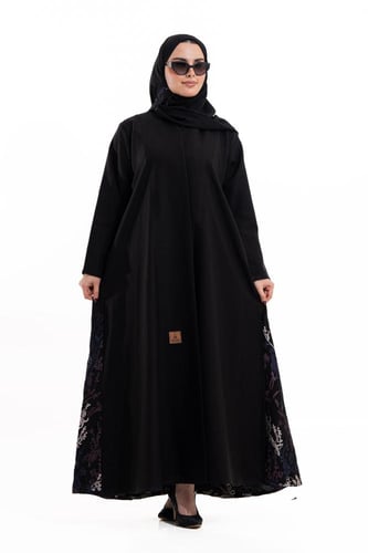 عباية لمي بتطريز خلف العباية