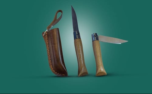 مطويه كربون استيل بجراب فاخر