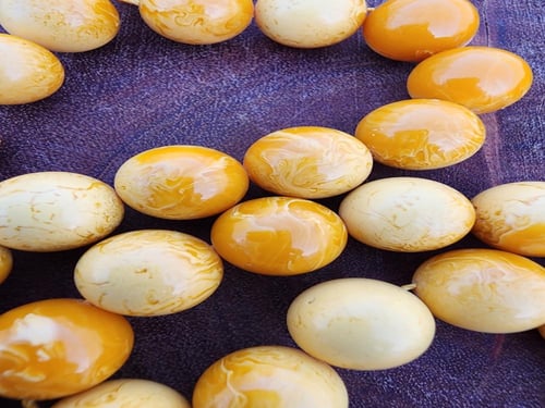 سبحه تراب كهرمان تايلندي فواح