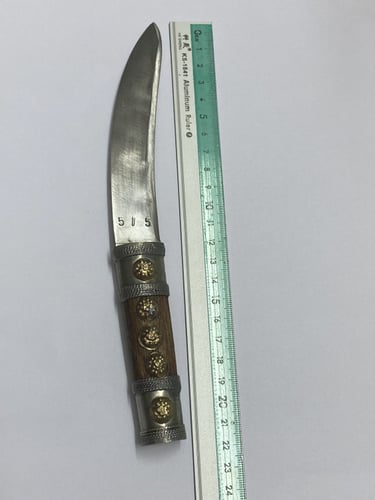 شفره عسيريه مقبض خشبي صناعه يدوي مقطوعه من ساطور ب...