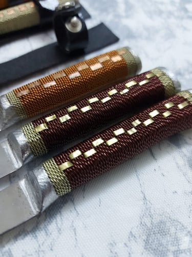 سكين ابو غزالين معدن كربون حجم صغير