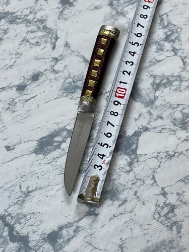 سكين ابو غزالين معدن كربون حجم صغير