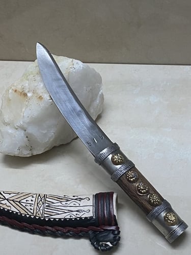 شفره عسيريه مقبض خشبي صناعه يدوي مقطوعه من ساطور ب...