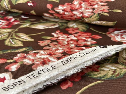 قماش قطن ثقيل - Floral