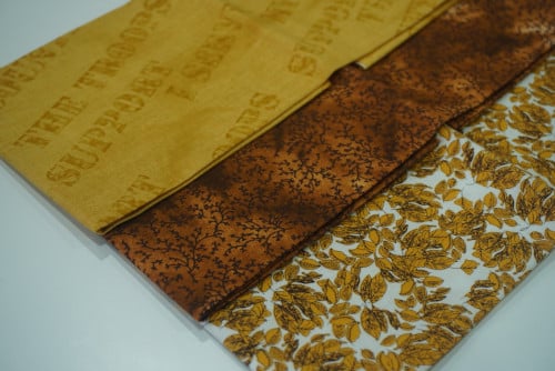 3 قطع قطن - ربع عريض