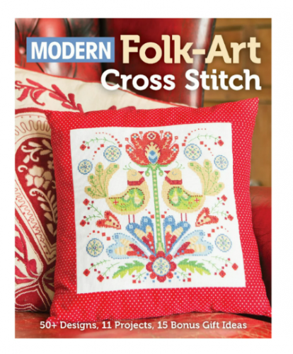 Modern Folk Art Cross Stitch