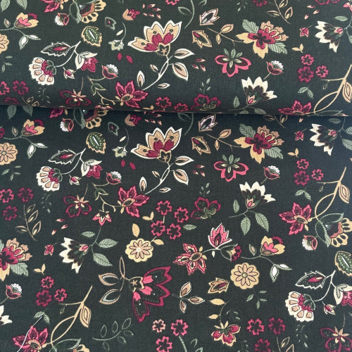 قماش قطن بنقشة ڤينتج