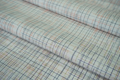 قماش قطن خطوط عشوائية