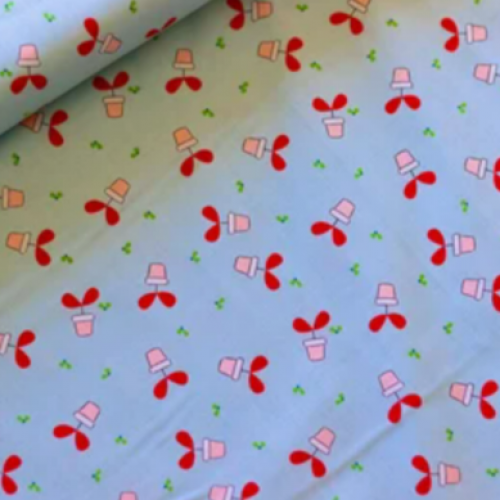 قماش قطن مشجر