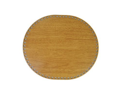 قاعدة خشبية بيضاوية L