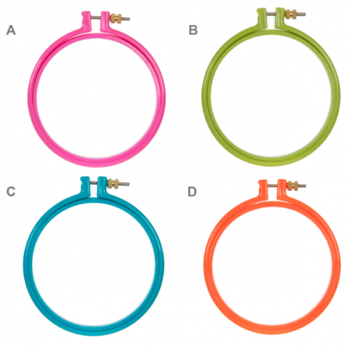 طار تطريز بلاستيك 8 بوصة