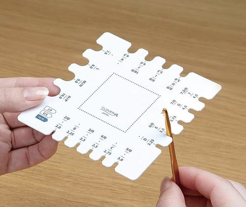 مسطرة قياس للكروشيه والحياكة