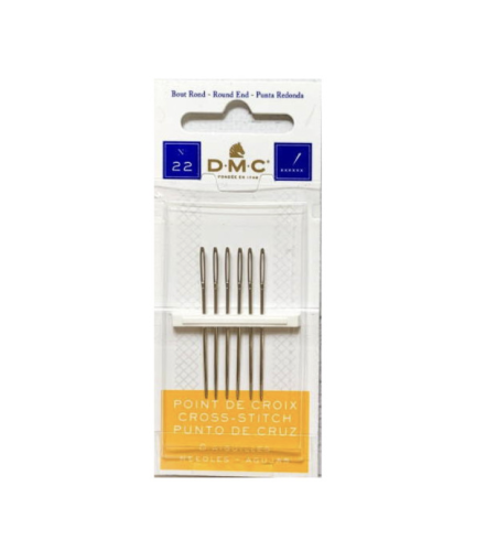 إبر تطريز 22 DMC Cross Stitich