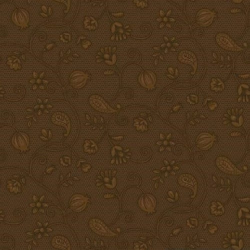 قماش قطن بني مشجر