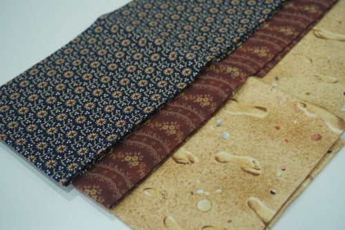 3 قطع قطن - ربع عريض