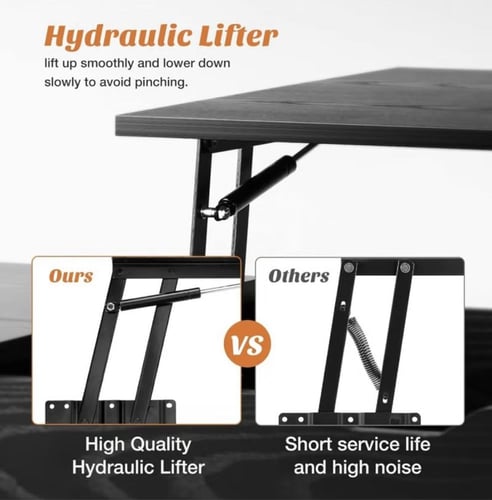 طاولة قهوة تشولوفز، طاولات قهوة بسطح قابل للرفع لغ...