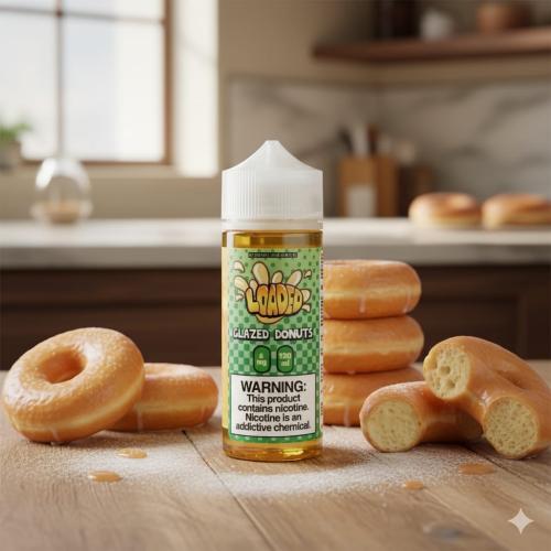 نكهة فيب لوديد الشهيرة دونات Loaded Glazed Donut -...