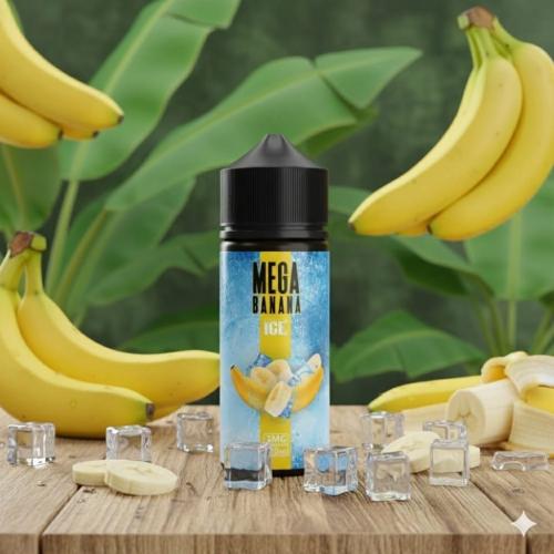 نكهة ميقا موز ايس 120 مل Mega Banana Ice VAPE