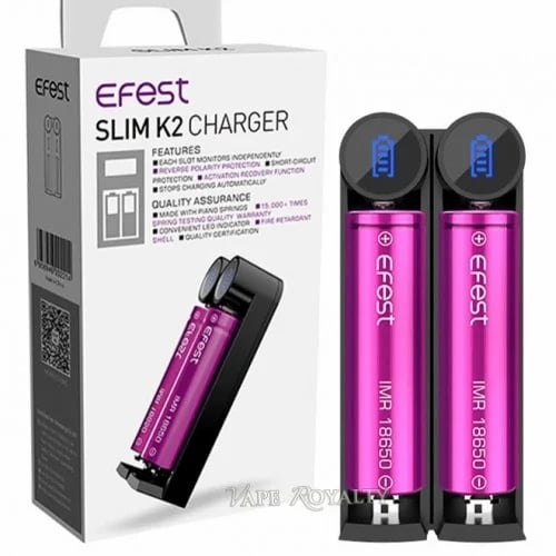 شاحن بطارية ايفيست efest slim k2 charger
