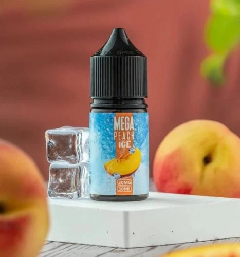 نكهة ميجا خوخ ايس سولت MEGA PEACH ICE SALT