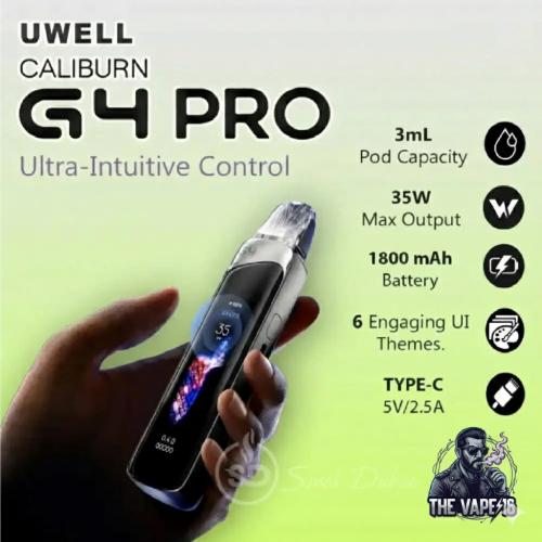 كاليبرن جي 4 برو - Uwell Caliburn G4 Pro