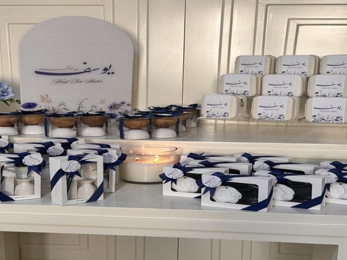 بكج 40قطعه مع استاند الاسم