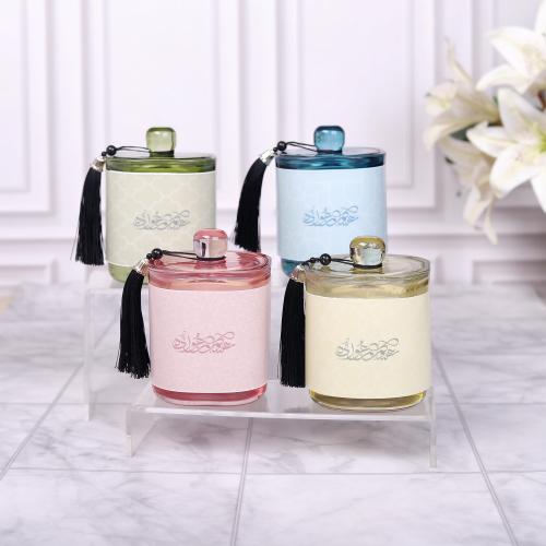 شمعه بقالب زجاجي