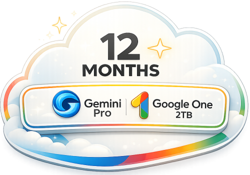 (Gemini Pro + Google One (12 Months