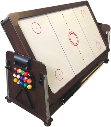 طاولة بليارد + الهوكى الهوائي