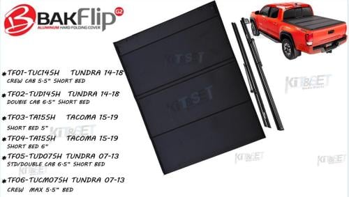 غطاء حوض 6" تاكوما صفط 4 قطع 2015-2019