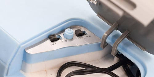 ثلاجة تبريد وتسخين ، 24 لتر ، سماوي