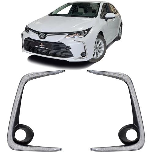 مصابيح ضباب ليد واشارة متحركة كورولا 2019-2021 كشا...