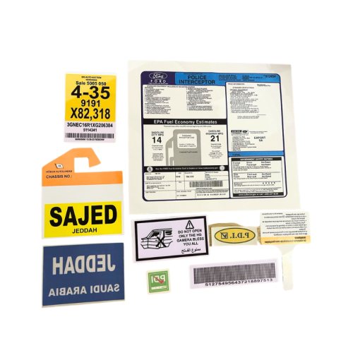 Ford agency sticker package
