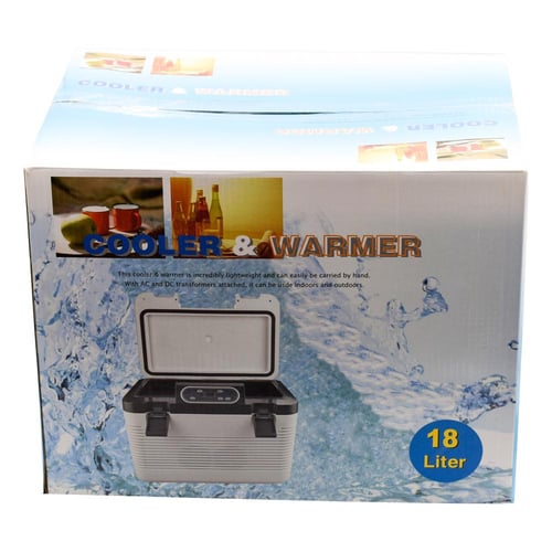 ثلاجة تبريد وتسخين ، 18 لتر ، بيج