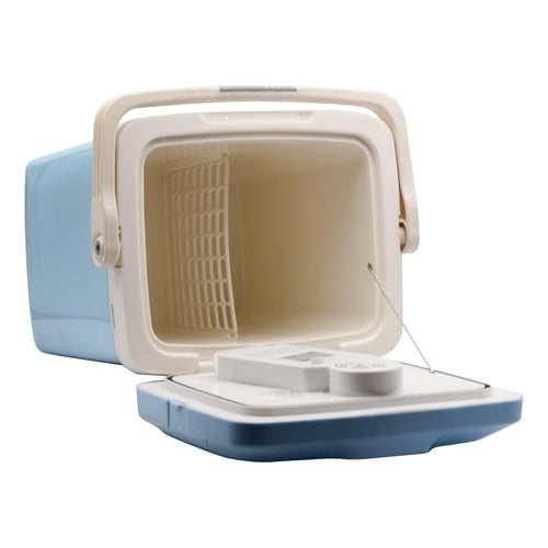 ثلاجة تبريد وتسخين ، 24 لتر ، سماوي