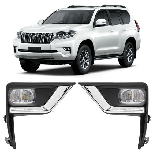 مصابيح ضباب ليد برادو 2018-2022 كشافات ضباب جهتين