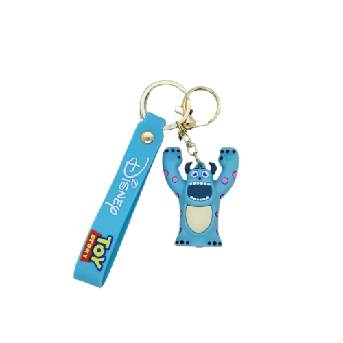 Disney character keychain medal