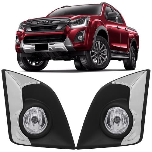 مصابيح ضباب دي ماكس ايسوزو 2018-2020 كشافات قطعتين