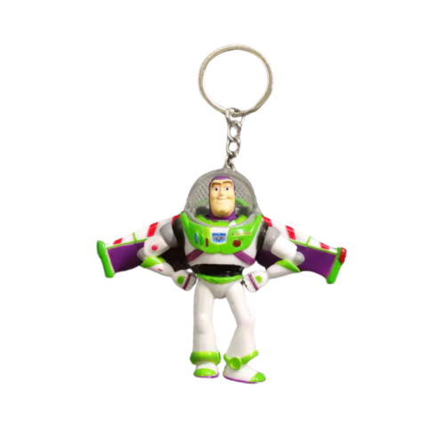 Disney Buzz character keychain story game