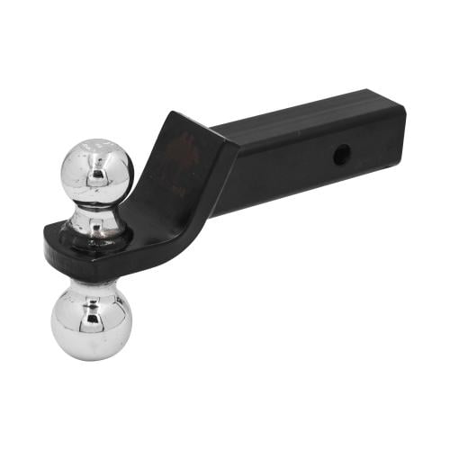 American car hook, 200mm length, nickel color, two rings attached