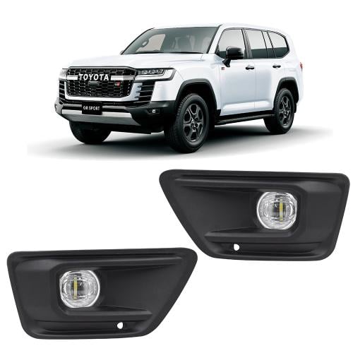 كشاف ليد لاندكروزر SPROT 2022 مصباح الضباب قطعتين