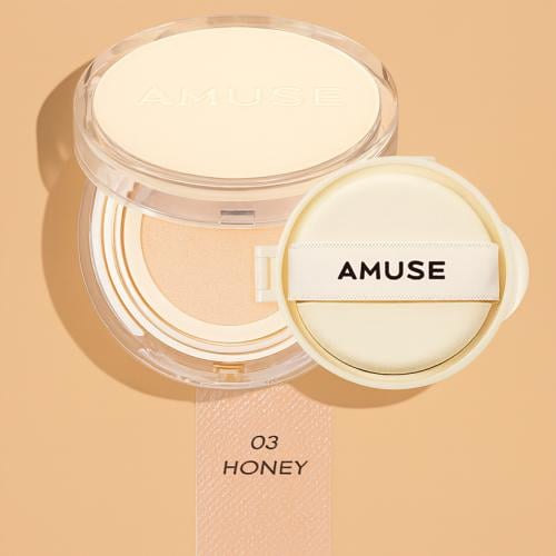 كريم أساس ديو جيلي كوشن النباتي(هوني 03) من أميوز