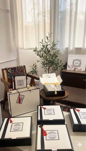 البوكس الرمضاني الأنيق الكبير+كرت اهداء