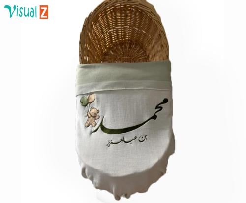 تطريز بطانية مواليد