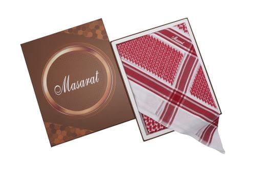 شماغ مسارات أحمر MA706