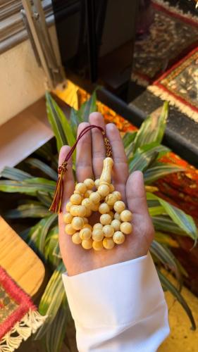 A Miski prayer bead with fragrance