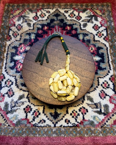 A Miski prayer bead with fragrance